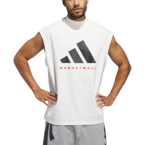 Adidas Free Shipping With AdiClub Adidas Basketball Sleeveless Tee Gender Neutral
