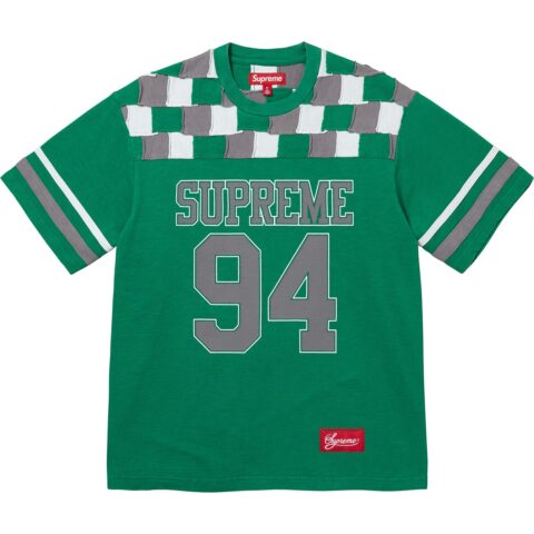 Supreme Patchwork Yoke Football T-shirt