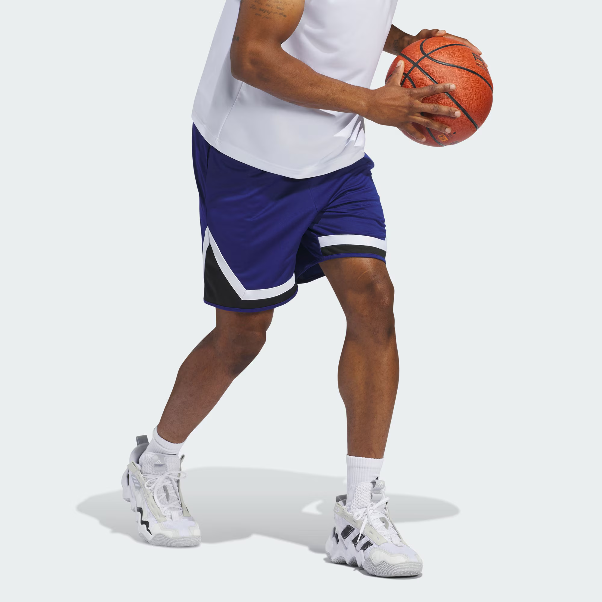 Adidas PRO BLOCK Basketball Shorts Men’s Victory Blue/Black