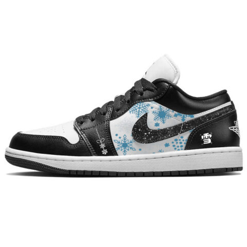 Jordan Air Jordan 1 Vintage Basketball Shoes Women’s Low Top Black/White