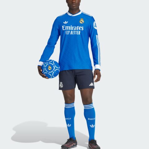 Adidas Free Shipping With AdiClub Real Madrid 25/26 Long Sleeve Third Authentic Jersey
