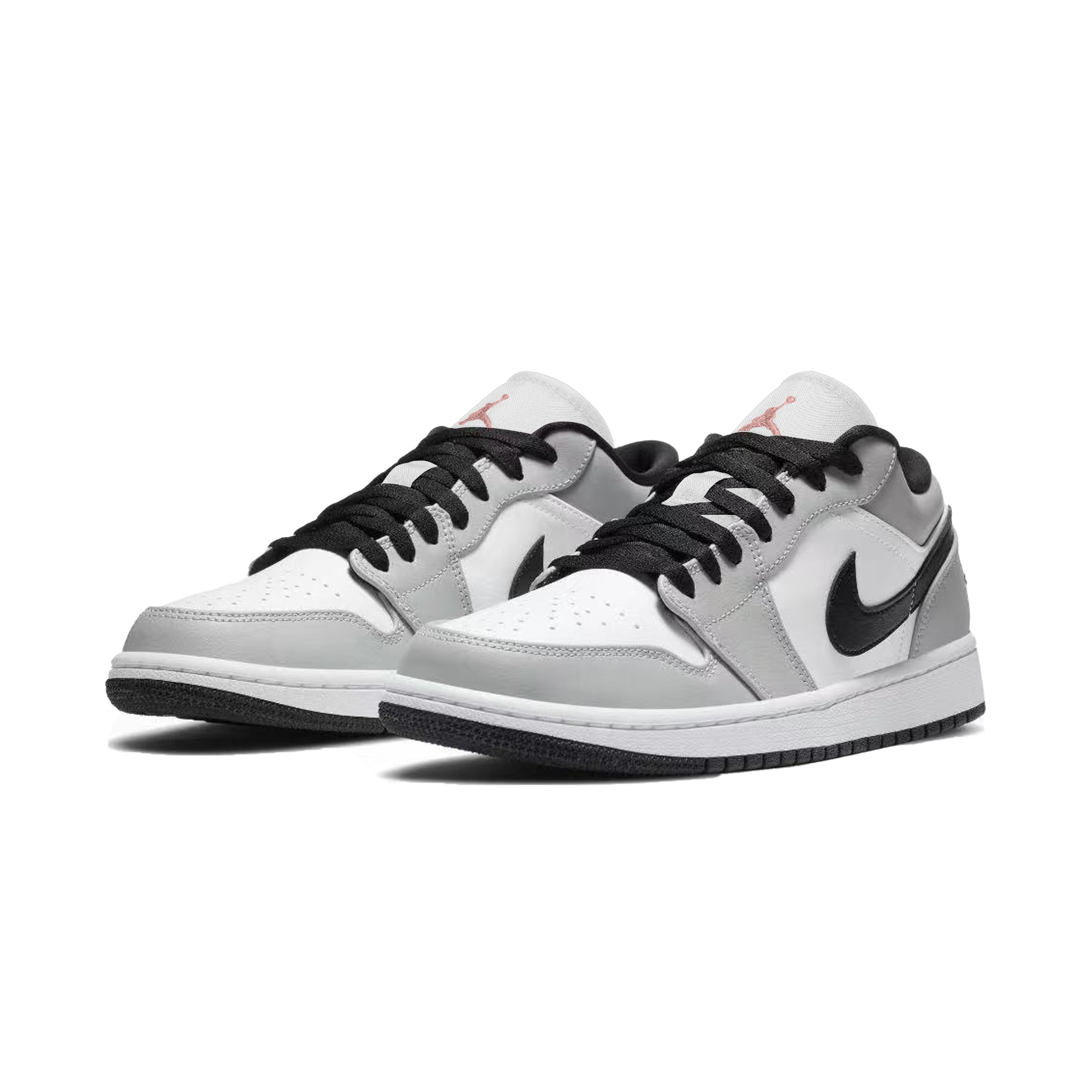 Jordan Air Jordan 1 Low top Vintage Basketball Shoes Unisex Light Gray