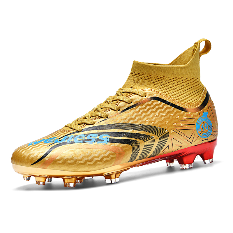 SHUANGDING FG Firm Ground Natural Grass Slip Resistant Abrasion Resistant Soccer Shoes Unisex