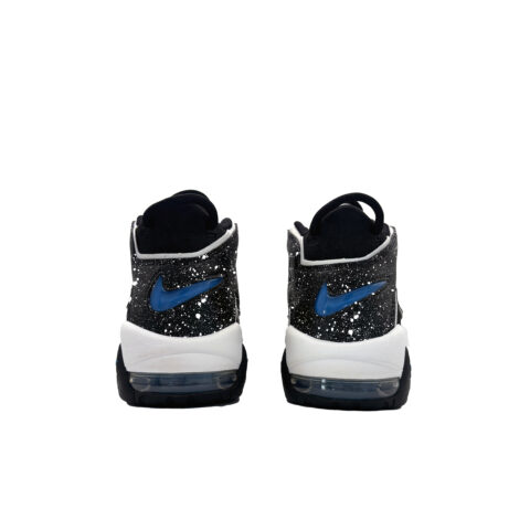 Nike Air More Uptempo Slip Resistant Abrasion Resistant Mid top Vintage Basketball Shoes Men’s Black White