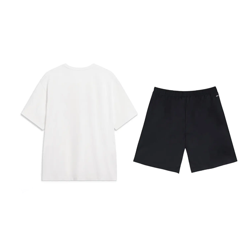 Li Ning Casual Sportswear Unisex White+Black