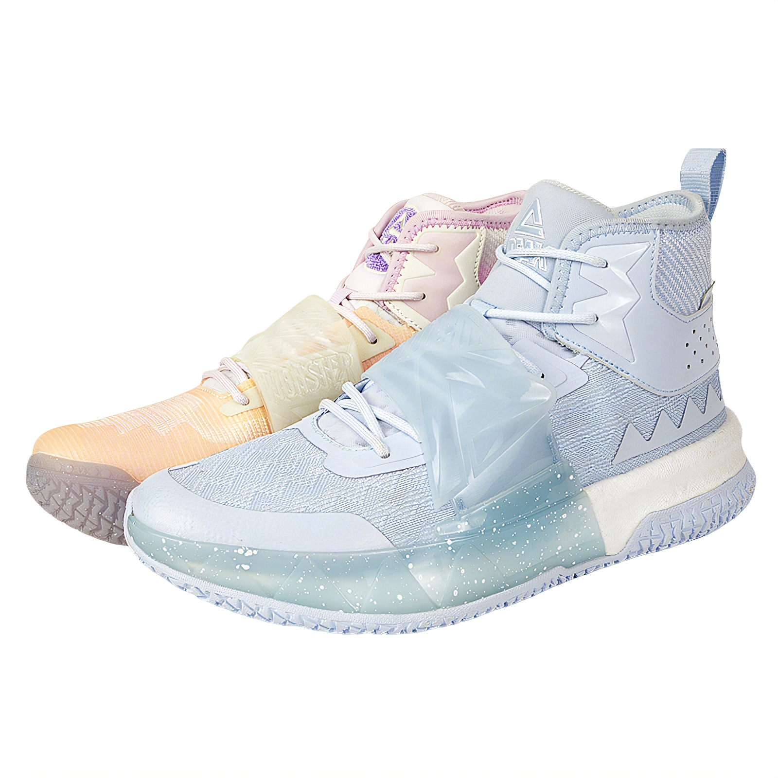 PEAK State Pole Textile, Synthetic Leather Cushioning Slip Resistant Anti Rollover High top Basketball Shoes Men’s