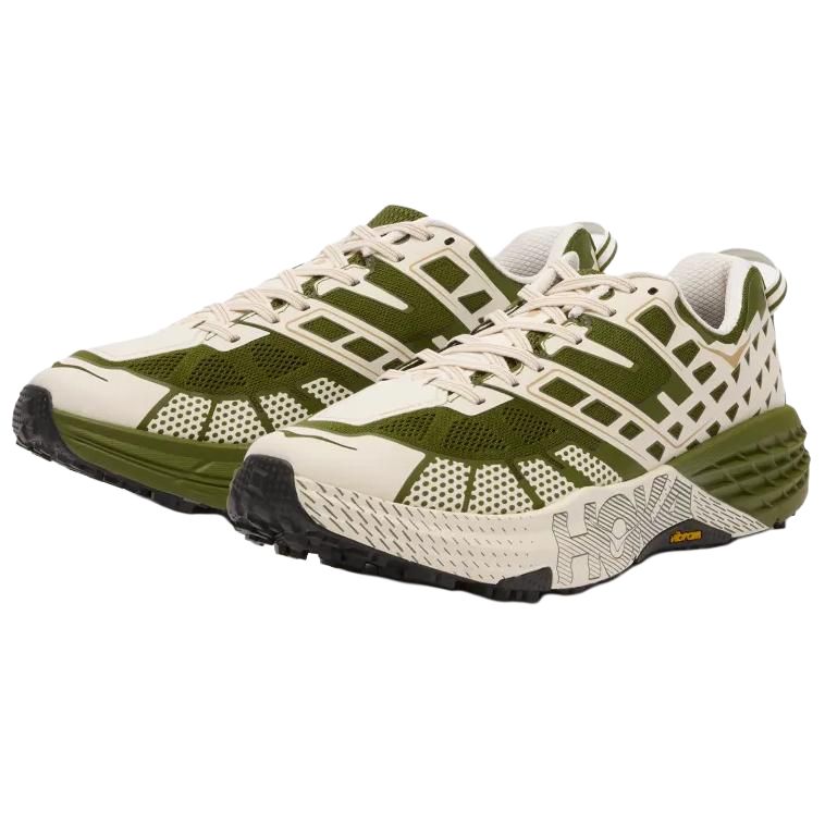 HOKA ONE ONE SPEEDGOAT 2 Slip Resistant And Breathable Support Low top Running Shoes Unisex Moss Green