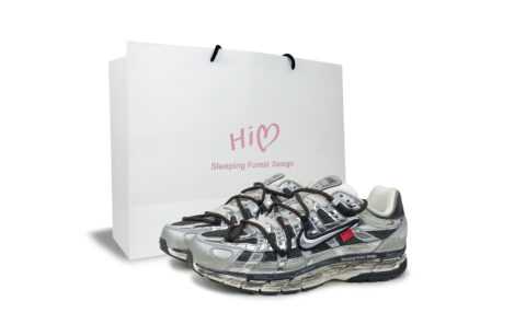 Nike P 6000 Abrasion Resistant Low top Running Shoes Men’s Silver Gray