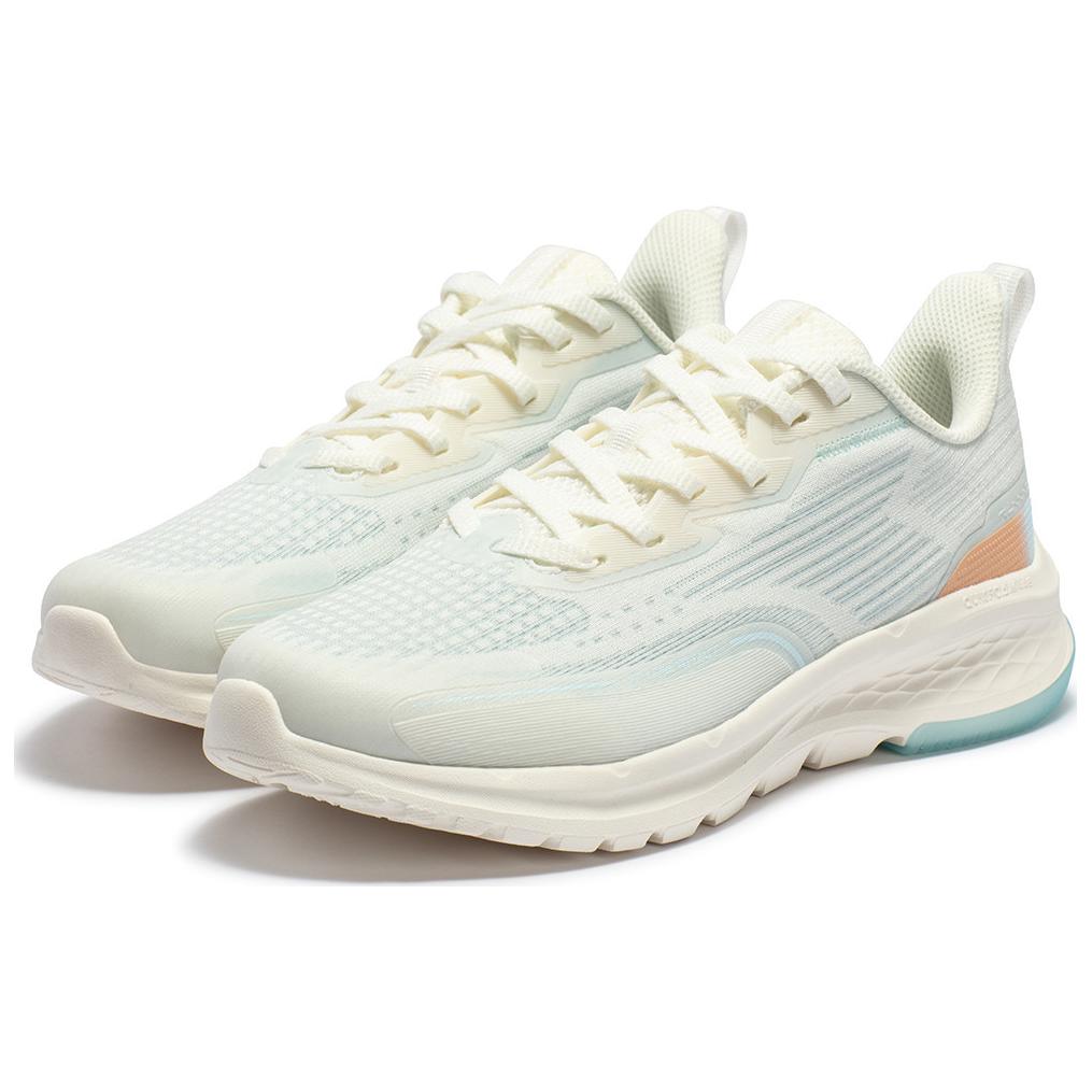 361° Comfortable And Trendy Slip Resistant Abrasion Resistant Low top Running Shoes Women’s White Blue