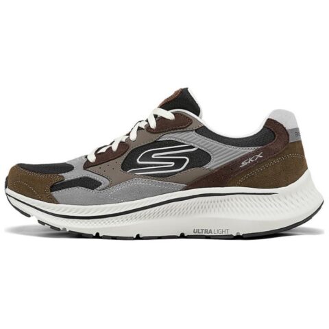 Skechers Go Run Consistent 2.0 Abrasion Resistant Low top Casual Running Shoes Men’s Brown Black