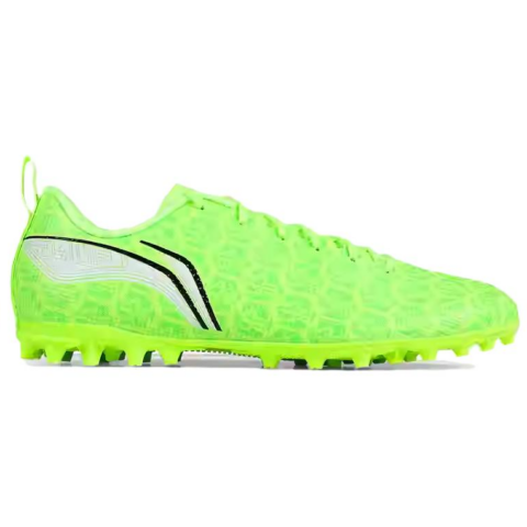 Li Ning MG Multi Ground Artificial Turf Pu Slip Resistant And Abrasion Resistant Coverage Soccer Shoes Men’s Green