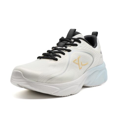 XTEP Running Shoes Men’s Low Top Sail White/Light Orange Yellow