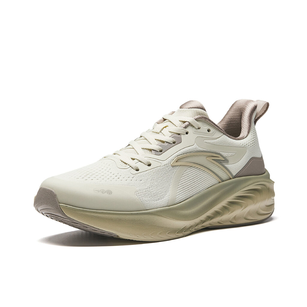 Anta Fabric Low top Running Shoes Men’s Coarse Heather Gray/Pine Smoke Gray