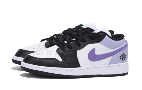 Jordan Air Jordan 1 Vintage Basketball Shoes Men’s Low Top Black Purple