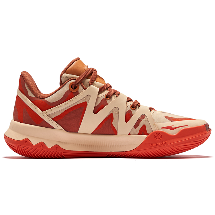 Erke Fearless EP Cushioning Slip Resistant Abrasion Resistant Low top Basketball Shoes Men’s New Year Red