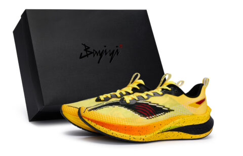 Li Ning Red Hare 7 Pro Slip Resistant Abrasion Resistant Low top Running Shoes Men’s Yellow Black Orange