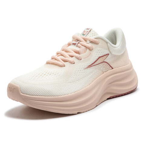 361° Breathable And Slip Resistant Low top Casual Running Shoes Women’s White Pink