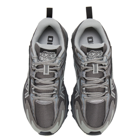 Mizuno Racer Trail Comfortable Cushioning Abrasion Resistant Breathable Running Shoes Unisex Dark Gray
