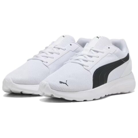 PUMA Softride Slip Resistant Abrasion Resistant Low top Casual Running Shoes Unisex White