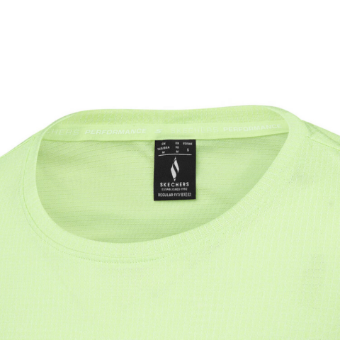 Skechers GODRI SS25 T Shirt Women’s Gray Green 013E
