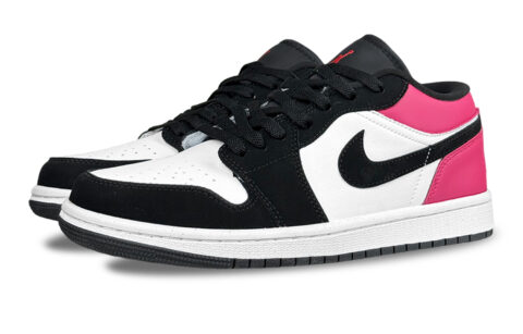 Jordan Air Jordan 1 Pink Leopard, Trendy Toy, Shopping Bag Abrasion Resistant Abrasion Resistant Low top