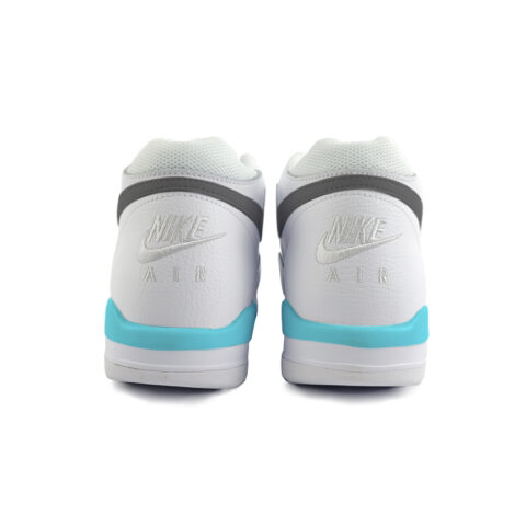 Nike Flight Legacy Mid top Vintage Basketball Shoes Unisex White Blue