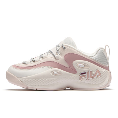 FILA FUSION Cushioning Low top Basketball Shoes Women’s White Pink