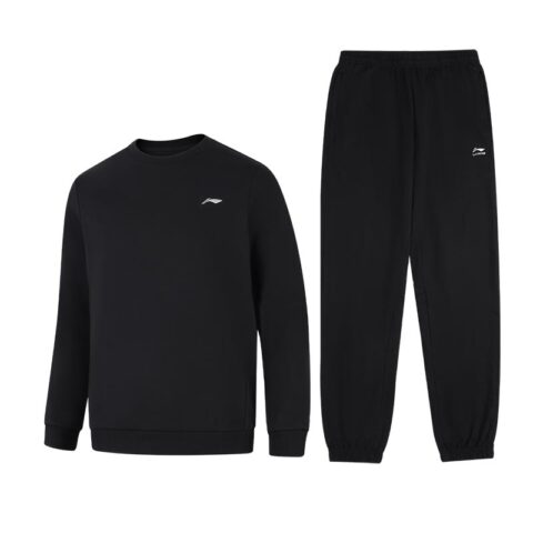 Li Ning Casual Sportswear Men's Crew Neck Moderate