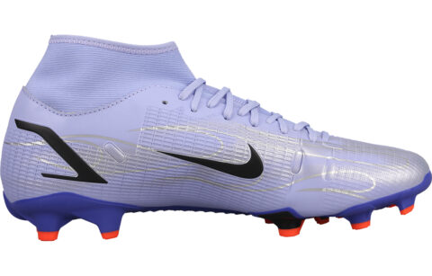 Nike Mercurial Superfly 8 Mg Kylian Mbappe Flames Purple Red Sole