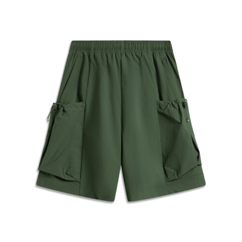 Li Ning Sports Life Collection Sports Shorts Men’s Dark Field Green