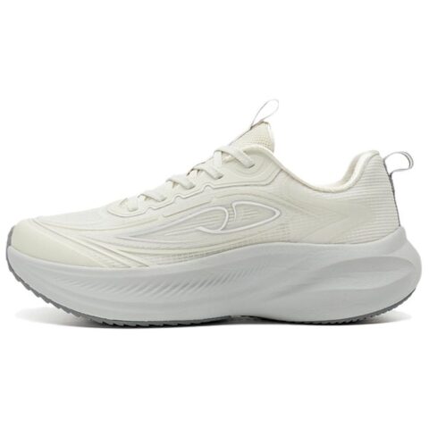 QIAODAN Slip Resistant And Breathable Low top Casual Running Shoes Women’s Crescent Gray