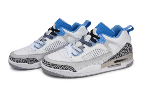 Jordan Spizike Vintage Basketball Shoes Unisex Low Top White/Blue/Black/Gray