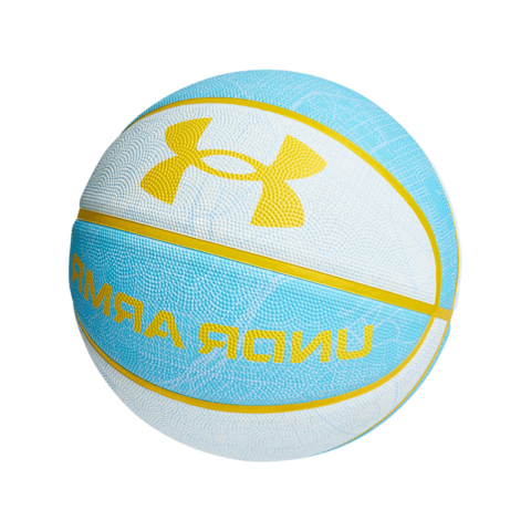 Under Armour LOGO Collection Rubber Basketball Mint Mambo Green Size 7 Street Competition Unisex