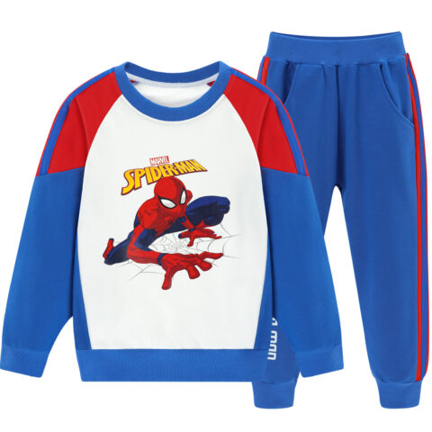Disney Marvel Series Casual Sportswear Blue Children Aged 3 7 Years Old