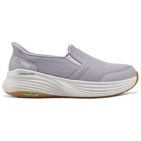Skechers ArchFit Abrasion Resistant Casual Shoes Women’s Gray Purple