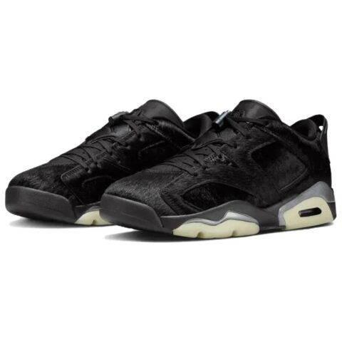 Jordan Air Jordan 6 Low top Vintage Basketball Shoes Women’s Black