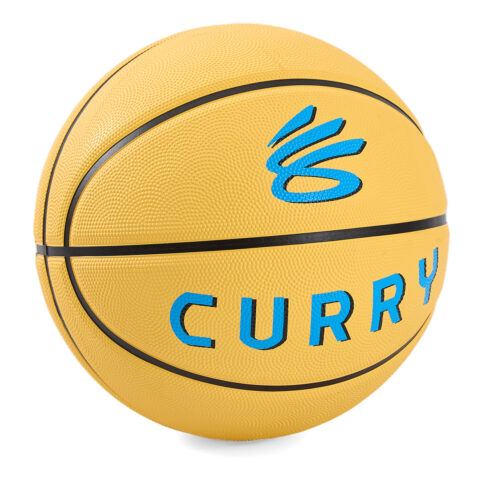 Under Armour x CURRY Rubber Basketball Yellow Size 7 Ball Street Training Unisex