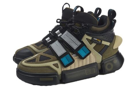 LiNing NYFW ACE + Men’s High Shoes — Khaki
