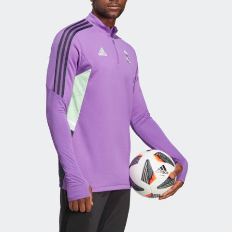 Adidas Real Madrid Soccer Jerseys Men’s Bright Purple Moderate Straight Fit