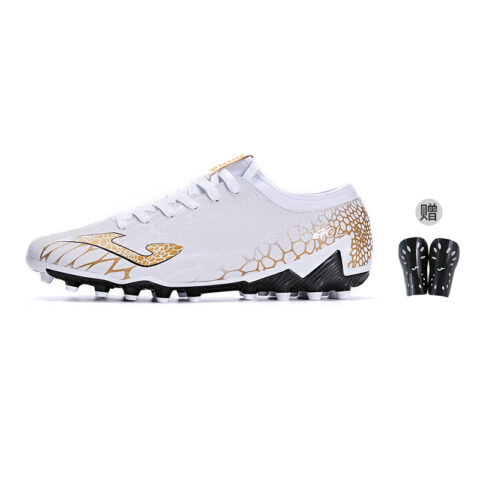 Joma Synthetic Leather Slip Resistant Abrasion Resistant Soccer Shoes Men’s White