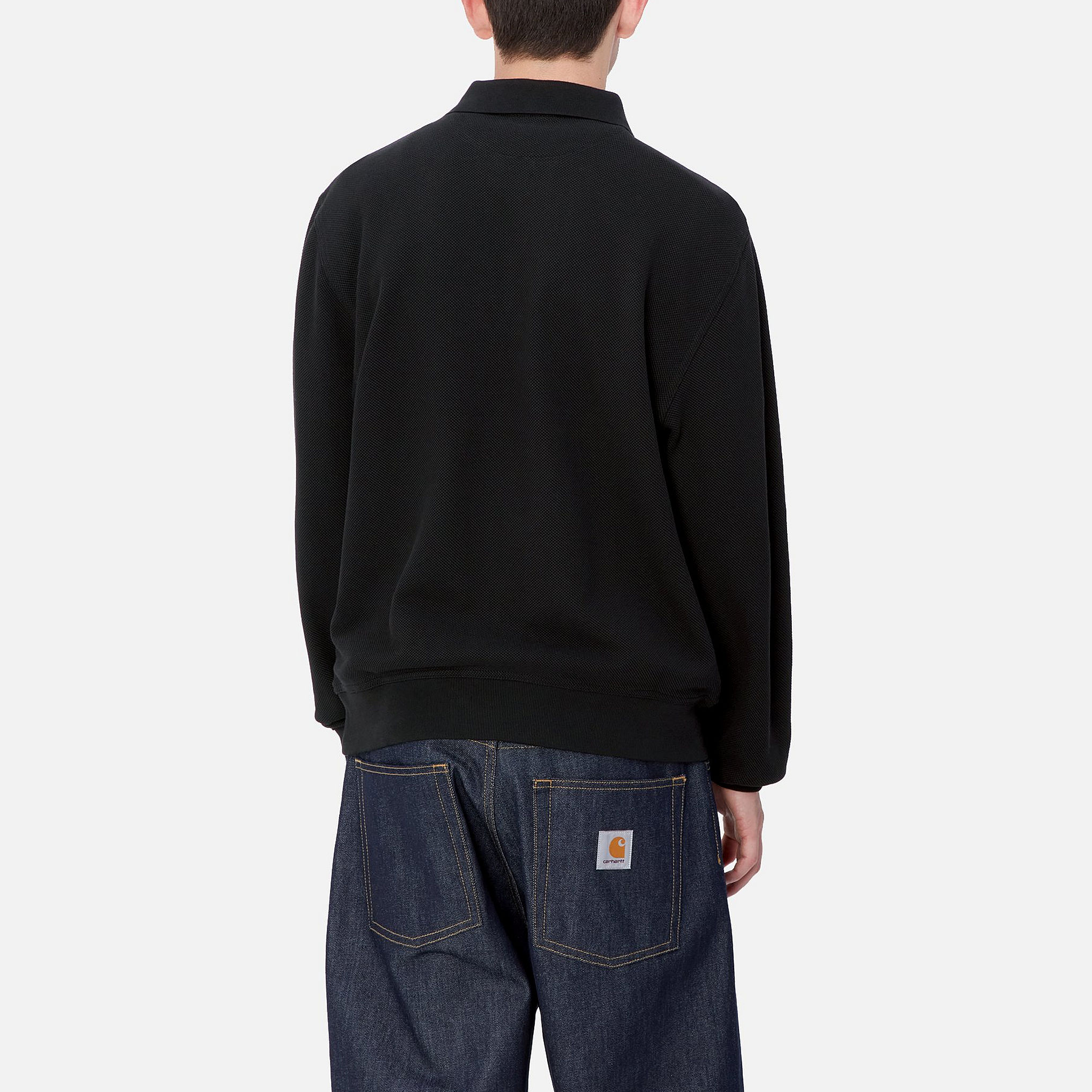 Carhartt WIP Vance Rugby Shirt Rugby Jersey Men’s Black