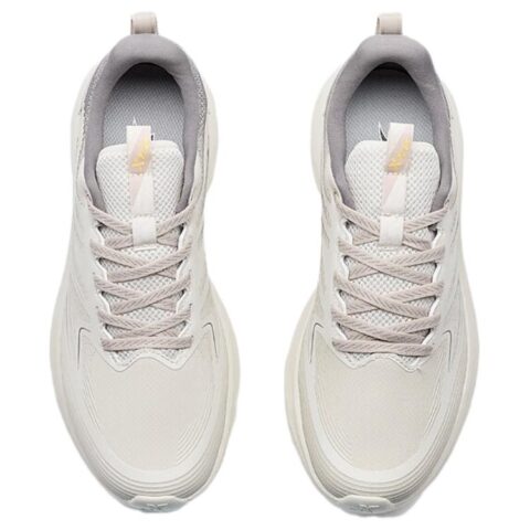 XTEP Slip Resistant Coverage Slip Resistant Coverage Low top Casual Running Shoes Women’s Beige Gray