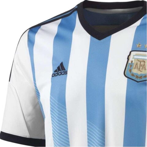 Adidas Soccer Jersey Argentina 2014 World Cup, Home, Fan Edition Men’s Sky Blue