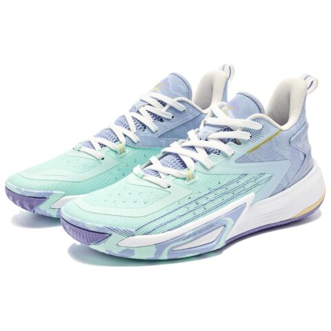 QIAODAN Broken Shadow 6 Team Breathable Coverage Lightweight Grip Low top Basketball Shoes Men’s Purple
