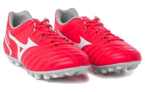 Mizuno Monarcida AG Artificial Ground Slip Resistant Abrasion Resistant Soccer Shoes Men’s Red White