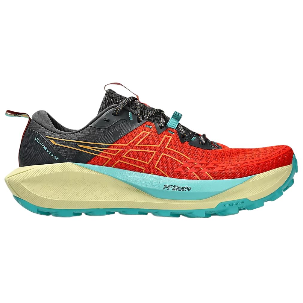 ASICS GEL TRABUCO 13 Trail Running Shoes Men’s Red Orange Blue