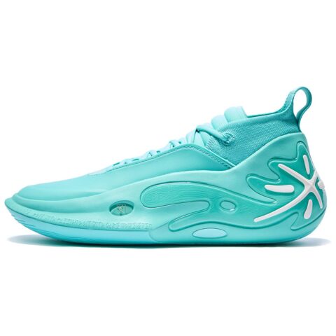 Li Ning WOW11 Mid top Basketball Shoes Men’s Parrot Green