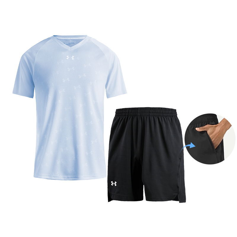 Under Armour Casual Sportswear Unisex V Neck Moderate