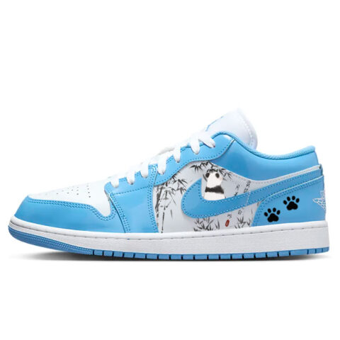 Jordan Air Jordan 1 Vintage Basketball Shoes Unisex Low Top White/Blue