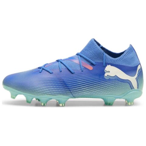 PUMA FUTURE 7 MATCH Soft And Comfortable Soccer Shoes Unisex Blue
